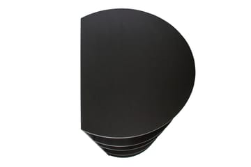 Bokhylla Artin 100x76 cm Rund - Svart - Förvaring - Hylla - Bokhylla