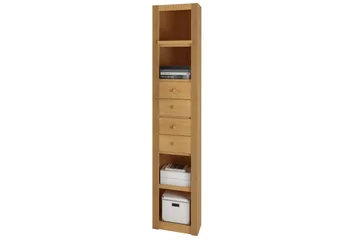 Bokhylla Bailey med Glasdörrar 29x255 cm - Natur - Förvaring - Hylla - Bokhylla