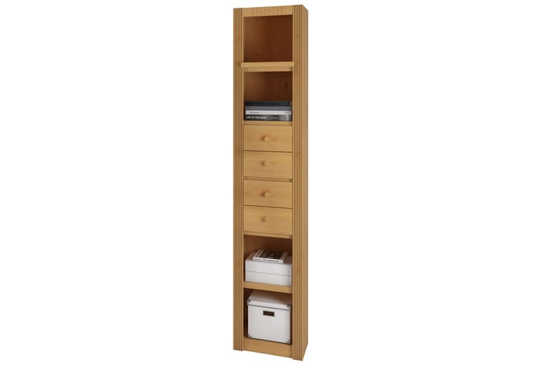 Bokhylla Bailey med Glasdörrar 29x255 cm - Natur - Förvaring - Hylla - Bokhylla