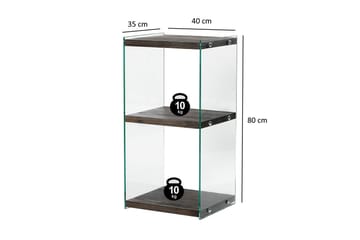 Bokhylla Banize 40 cm - Antracit - Förvaring - Hylla - Bokhylla