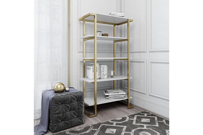 Bokhylla Camila 76x40 cm Vit - CosmoLiving - Förvaring - Hylla - Bokhylla