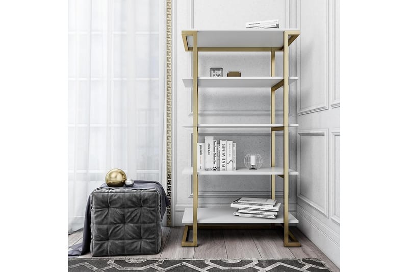 Bokhylla Camila 76x40 cm Vit - CosmoLiving - Förvaring - Hylla - Bokhylla