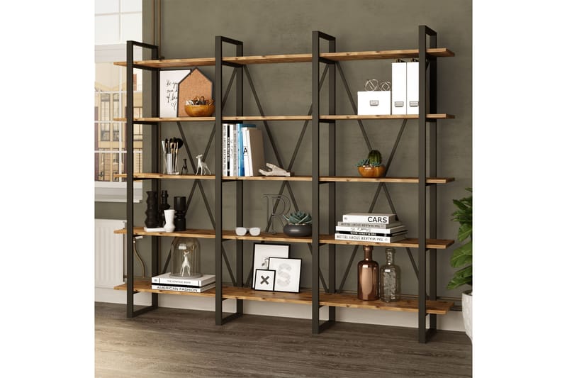 Bokhylla Challinder 34x2120 cm - Natur - Förvaring - Hylla - Bokhylla