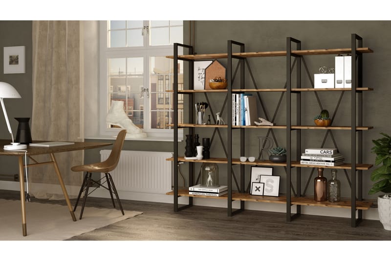 Bokhylla Challinder 34x2120 cm - Natur - Förvaring - Hylla - Bokhylla