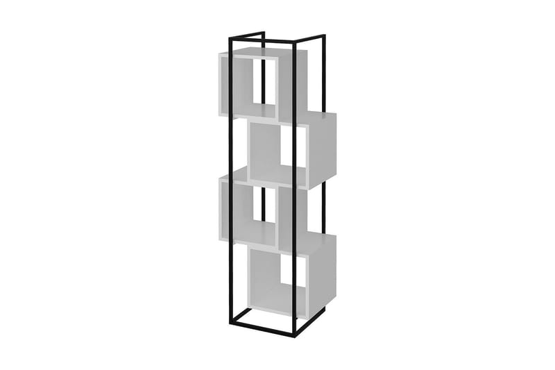 Bokhylla Cowanda 52 cm - Svart|Vit - Bokhylla