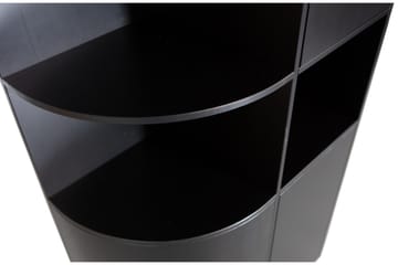 Bokhylla Cykko 40x78 cm Vänster - Kolsvart - Förvaring - Hylla - Bokhylla