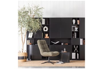 Bokhylla Cykko 40x78 cm Vänster - Kolsvart - Förvaring - Hylla - Bokhylla