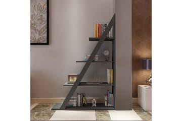 Bokhylla Domblia 30x100 cm - Antracit - Förvaring - Hylla - Bokhylla