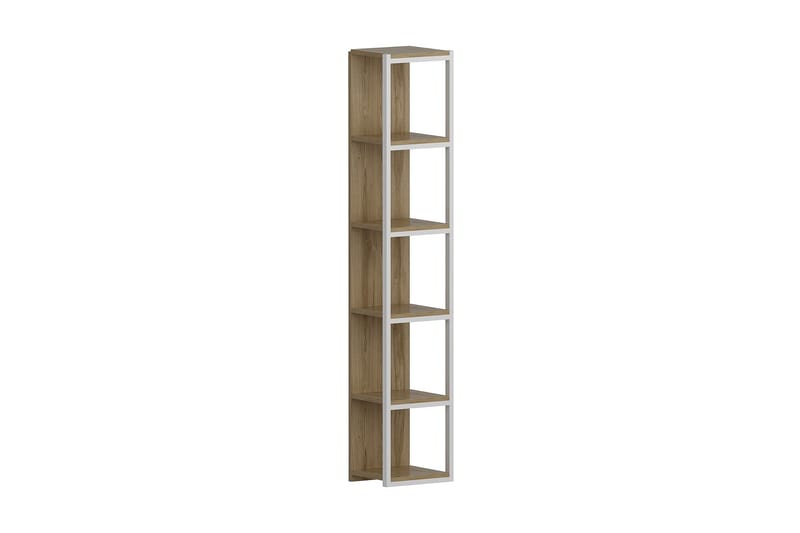 Bokhylla Dumö 34 cm - Brun|Vit - Förvaring - Hylla - Bokhylla