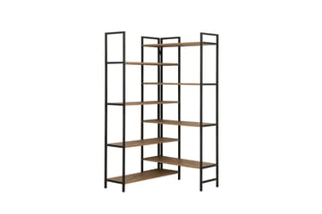 Bokhylla Edra 94 cm - Brun/Svart - Förvaring - Hylla - Bokhylla