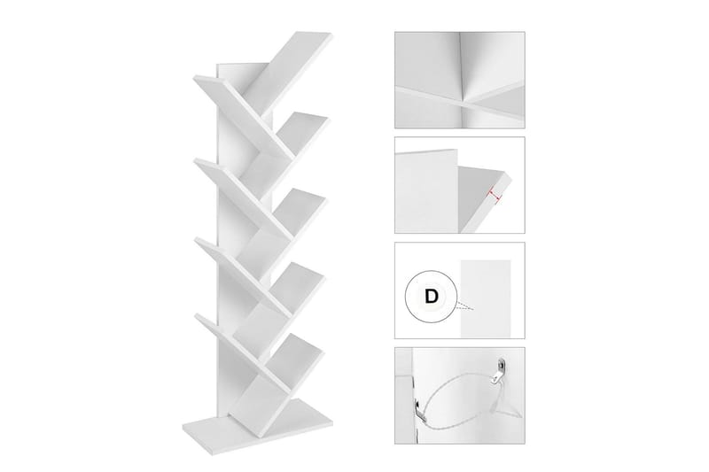 Bokhylla Emerson 50 cm - Vasagle - Bokhylla