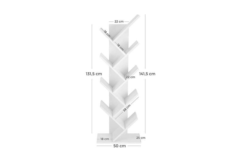 Bokhylla Emerson 50 cm - Vasagle - Bokhylla
