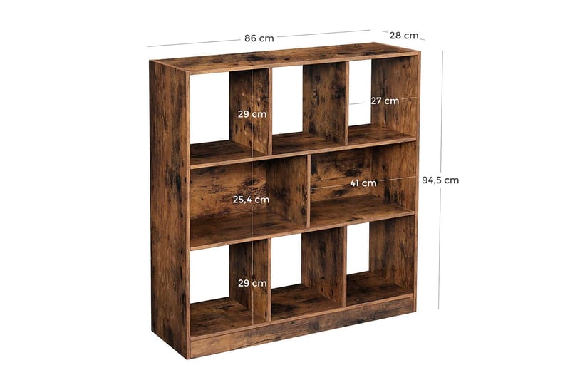 Bokhylla Emerson 86 cm - Vasagle - Bokhylla