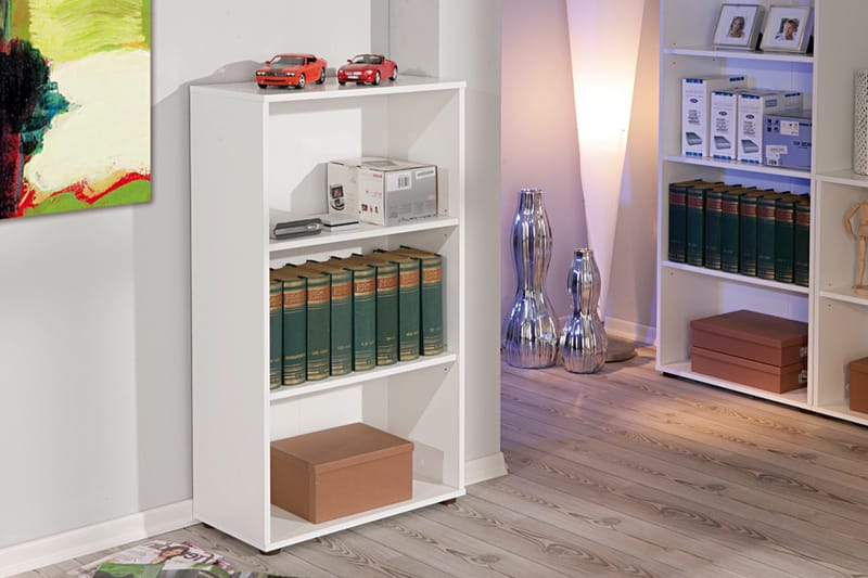 Bokhylla Fairfax 60x110 cm - Vit - Förvaring - Hylla - Bokhylla