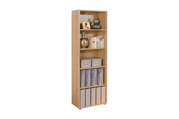 Bokhylla Fairfax 60x180 cm - Ljus Ek - Förvaring - Hylla - Bokhylla