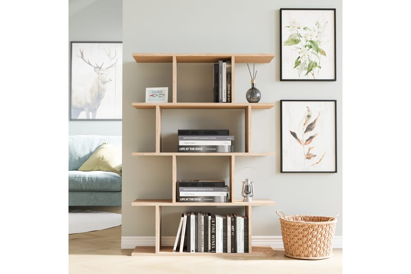 Bokhylla Harmona 90x25 cm - Natur - Förvaring - Hylla - Bokhylla