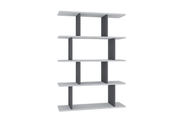 Bokhylla Harmona 90x25 cm - Vit/Antracit - Förvaring - Hylla - Bokhylla