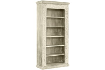 Bokhylla Hiran 40x90 cm - Cremevit - Förvaring - Hylla - Bokhylla