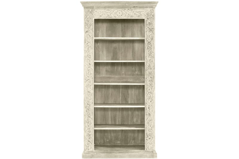 Bokhylla Hiran 40x90 cm - Cremevit - Förvaring - Hylla - Bokhylla