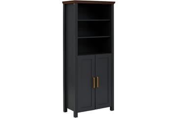 Bokhylla Kahelie 75x39 cm - Svart - Förvaring - Hylla - Bokhylla