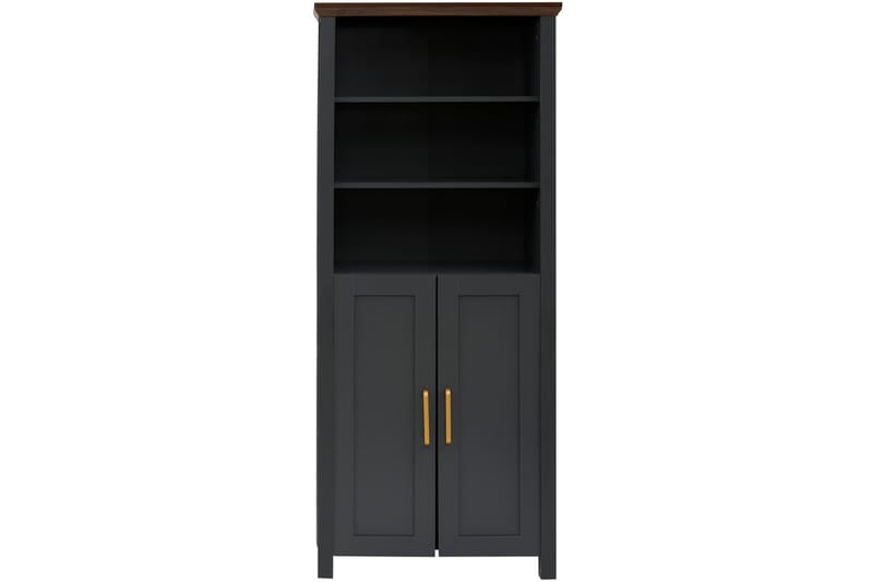 Bokhylla Kahelie 75x39 cm - Svart - Förvaring - Hylla - Bokhylla