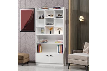Bokhylla Kashiwa 90x30 cm Vit - Hanah Home - Förvaring - Hylla - Bokhylla