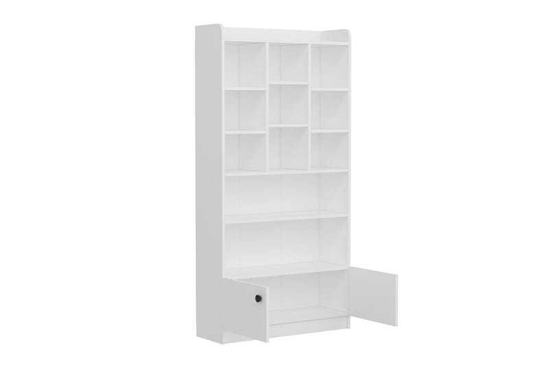 Bokhylla Kashiwa 90x30 cm Vit - Hanah Home - Förvaring - Hylla - Bokhylla