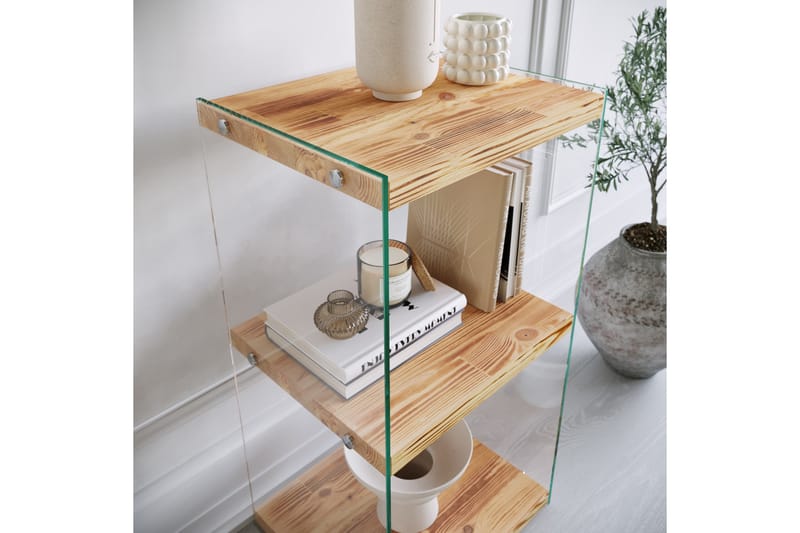 Bokhylla Kruisland 80x40 cm - Natur - Förvaring - Hylla - Bokhylla