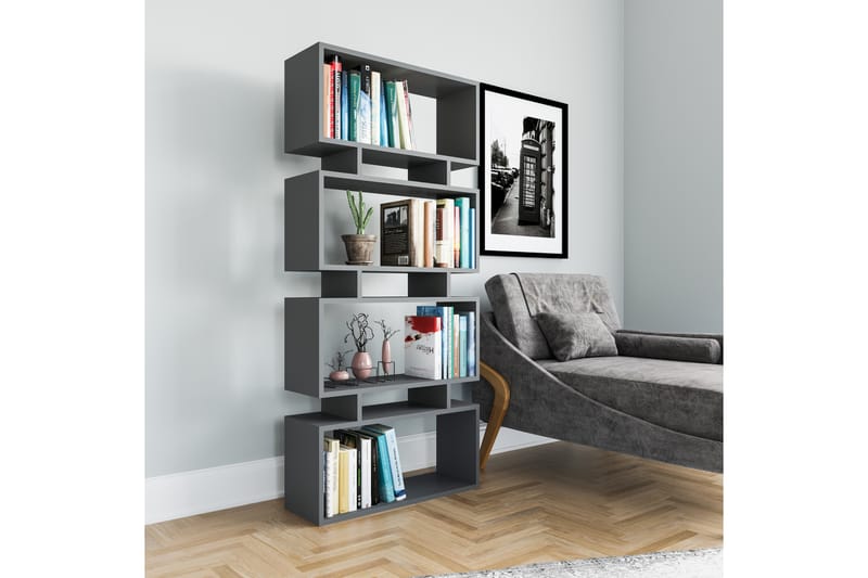 Bokhylla Leadgate 72x25 cm - Antracit - Förvaring - Hylla - Bokhylla