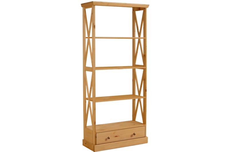 Bokhylla Lennar 33x80 cm - Natur - Förvaring - Hylla - Bokhylla