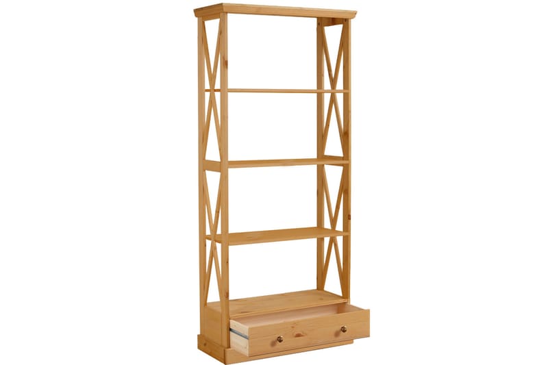 Bokhylla Lennar 33x80 cm - Natur - Förvaring - Hylla - Bokhylla