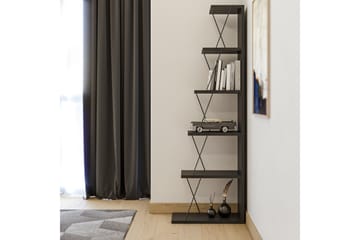 Bokhylla Ljusfors 150x50 cm - Antracit/Svart - Förvaring - Hylla - Bokhylla