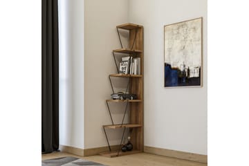 Bokhylla Ljusfors 150x50 cm - Natur/Svart - Förvaring - Hylla - Bokhylla