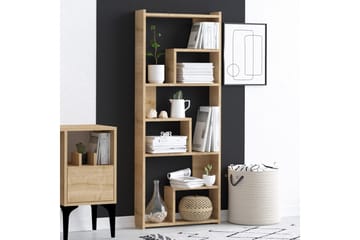 Bokhylla Megg 60x15 cm Brun - Hanah Home - Förvaring - Hylla - Bokhylla