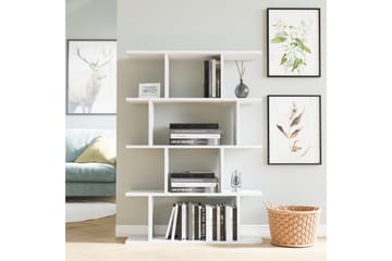 Bokhylla Nachusa Bokhylla 90x25 cm Vit - Förvaring - Hylla - Bokhylla