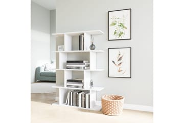 Bokhylla Nachusa Bokhylla 90x25 cm Vit - Förvaring - Hylla - Bokhylla