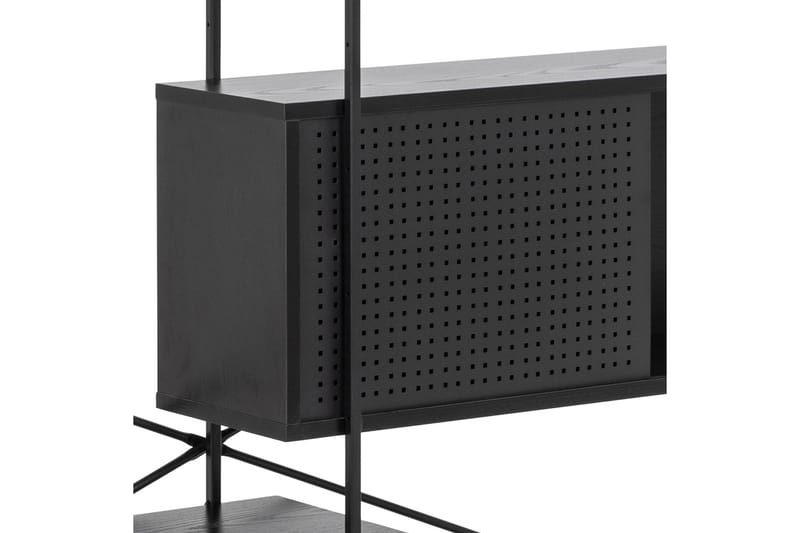 Bokhylla Ricketts 27x172 cm - Svart - Förvaring - Hylla - Bokhylla