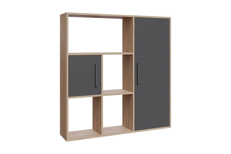 Bokhylla Ridgena 120x25 cm - Natur/Antracit - Förvaring - Hylla - Bokhylla