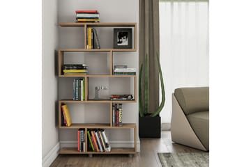 Bokhylla Simonstad 156x20 cm 5 Hyllor - Natur - Förvaring - Hylla - Bokhylla