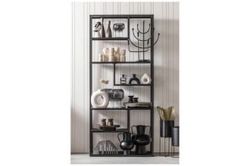 Bokhylla Talako 35x85 cm - Svart - Förvaring - Hylla - Bokhylla
