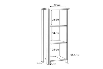 Bokhylla Trevorton 47x115 cm - Mörkbrun - Förvaring - Hylla - Bokhylla