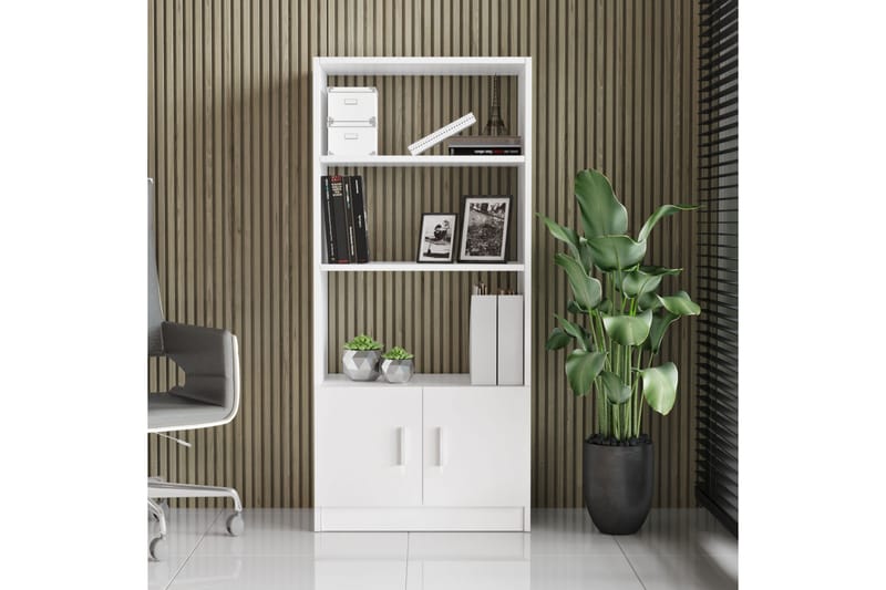 Bokhylla Tully 38x64 cm - Vit - Förvaring - Hylla - Bokhylla