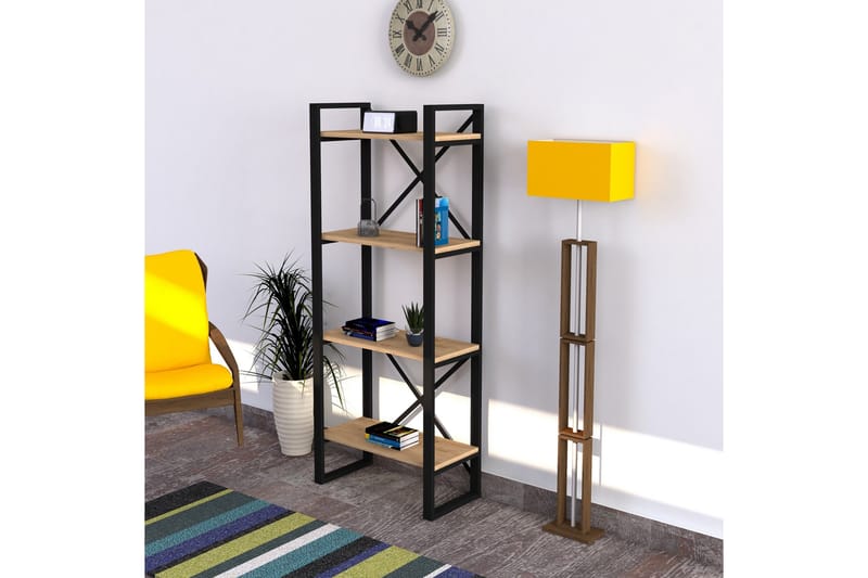 Bokhylla Tyquis 150 cm - Blå - Förvaring - Hylla - Bokhylla