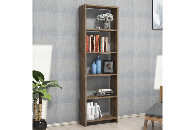 Bokhylla Tyrsberget 50 cm - Brun - Förvaring - Hylla - Bokhylla