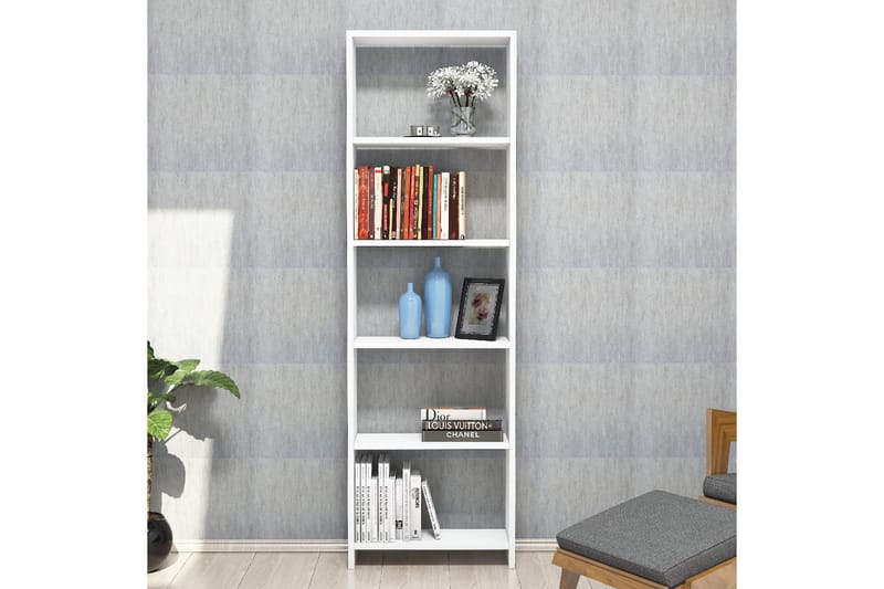 Bokhylla Tyrsberget 50 cm - Vit - Förvaring - Hylla - Bokhylla