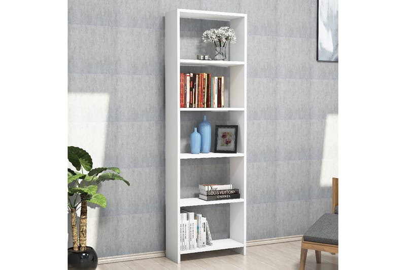 Bokhylla Tyrsberget 50 cm - Vit - Förvaring - Hylla - Bokhylla