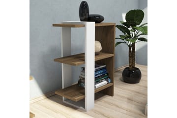 Bokhylla Tyrsberget 52 cm - Brun|Vit - Förvaring - Hylla - Bokhylla
