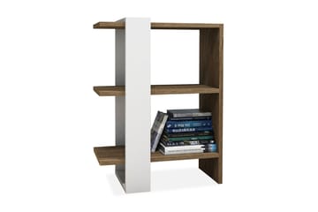 Bokhylla Tyrsberget 52 cm - Brun|Vit - Förvaring - Hylla - Bokhylla
