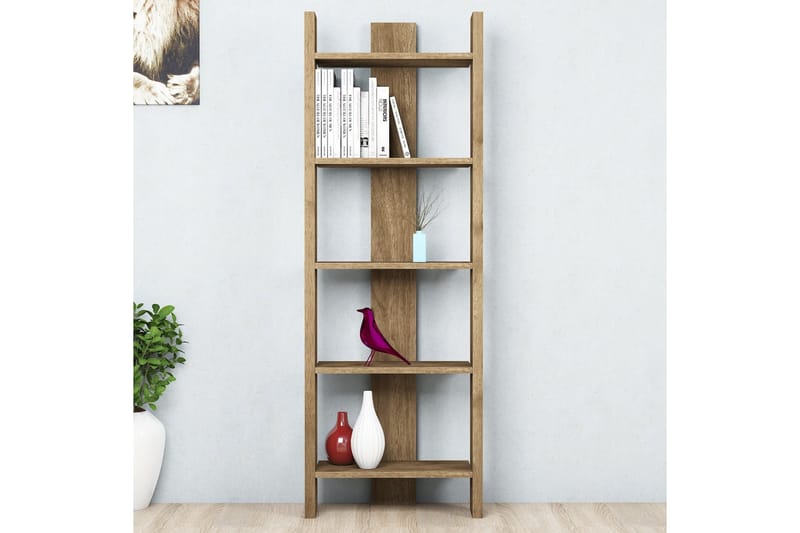 Bokhylla Tyrsberget 52 cm - Ljusbrun - Förvaring - Hylla - Bokhylla