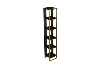 Bokhylla Uchytil 64 cm - Guld|Svart - Förvaring - Hylla - Bokhylla